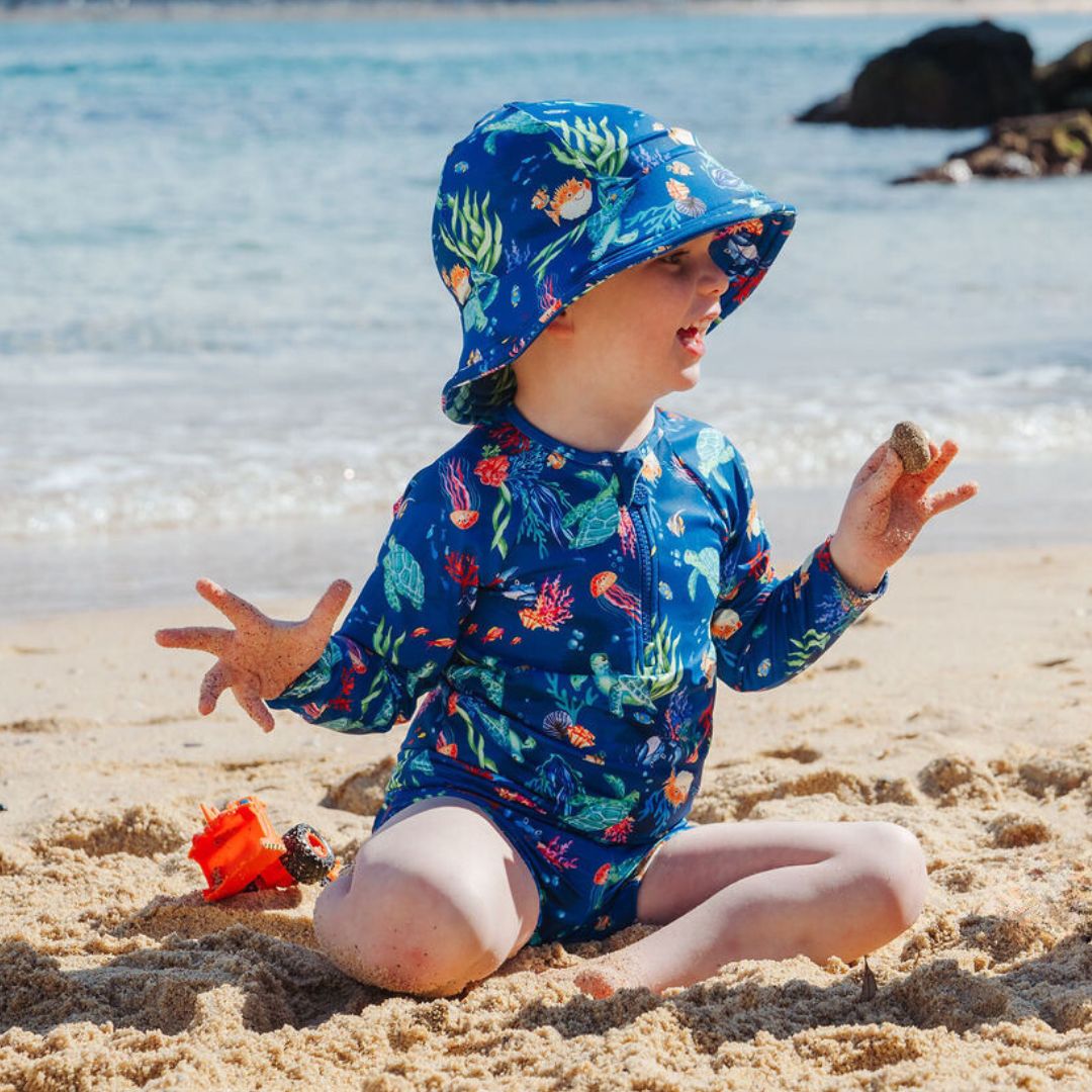 Surf hat - Turtle Reef Navy